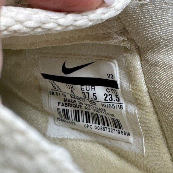 Nike Air Force 1 '07 SE Low Jelly Jewel Pale Ivory White size 6.5 sneakers - Picture 13 of 15